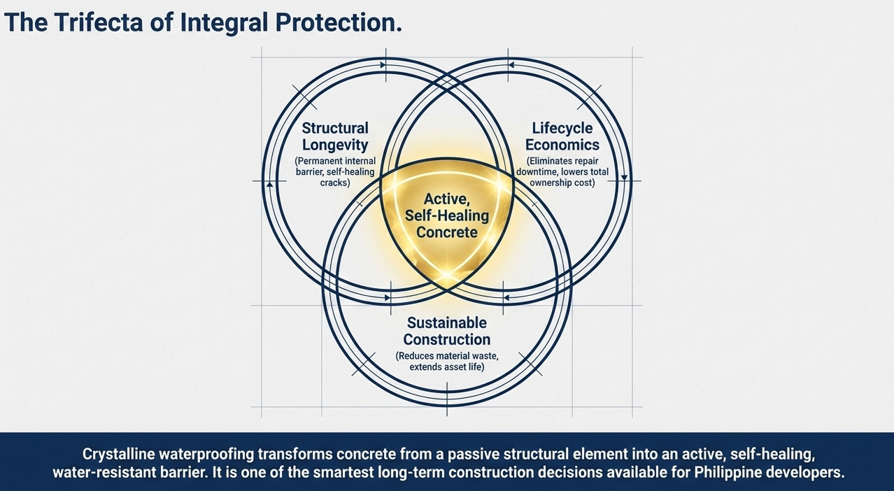 How Crystalline Waterproofing Extends the Lifespan of New Buildings in the Philippines